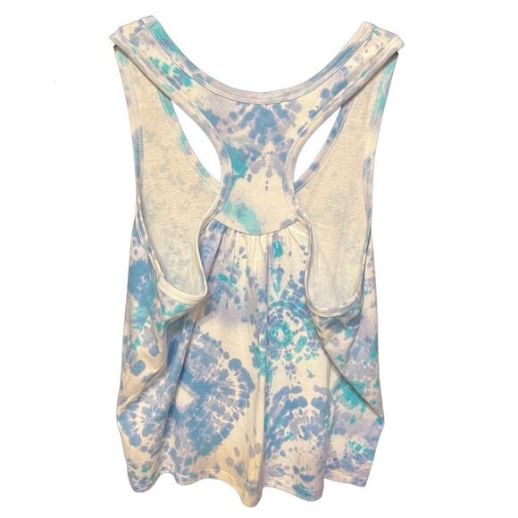 NWT Victoria’s Secret Tank Top Women's Size Large Multicolor Racerback Tie Dye - Picture 2 of 10